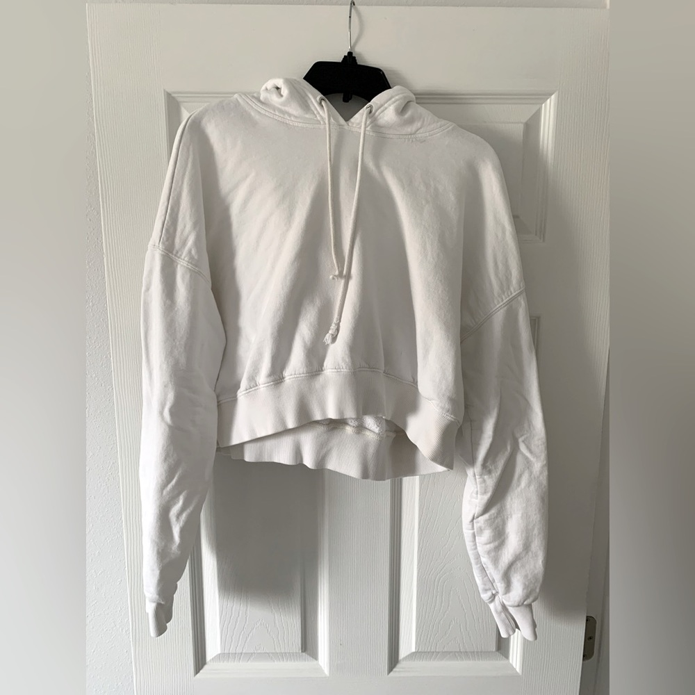 Good American Crop Hoodie